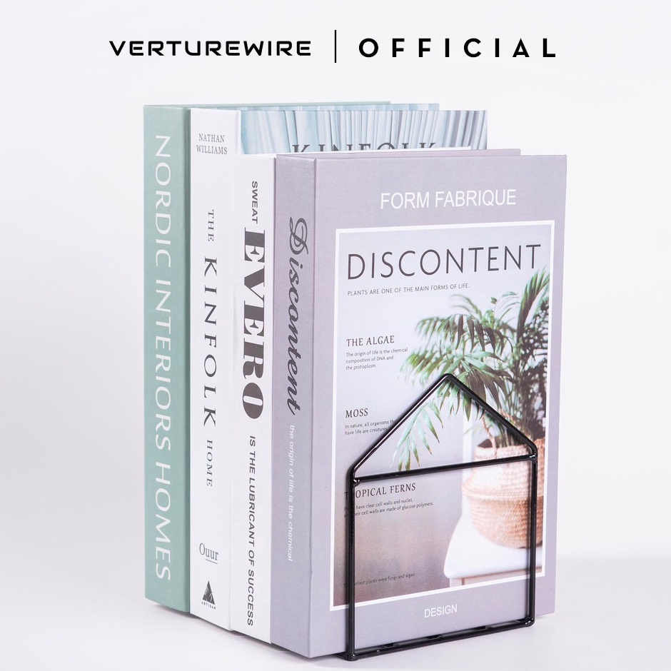 

Verturewire Besi Model Rumah 1 Pcs House Bookshelf