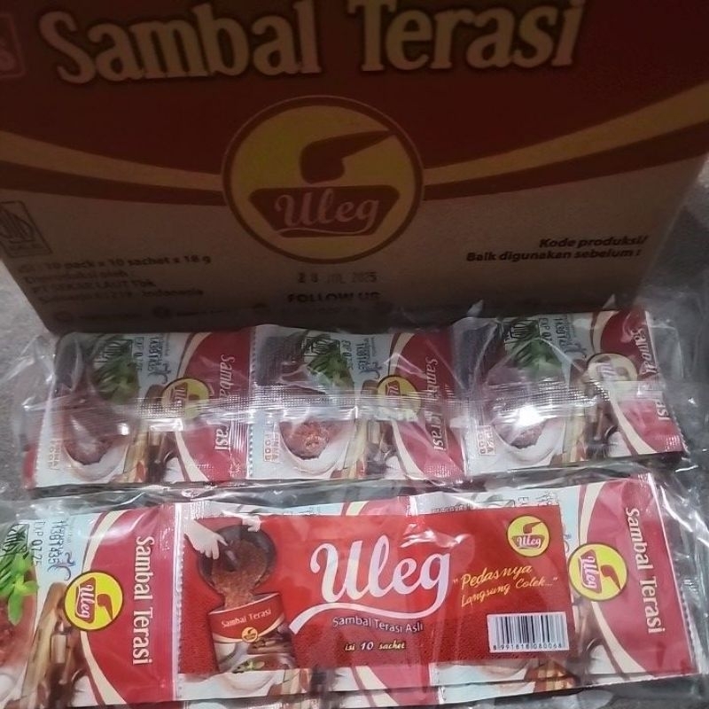 

sambal terasi uleg 1pack 10 sachet
