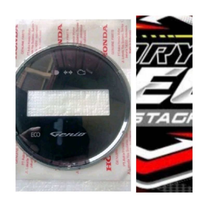 mika kaca spedo spedometer Genio 2020 ORI non keyless  tulisan ECO genio