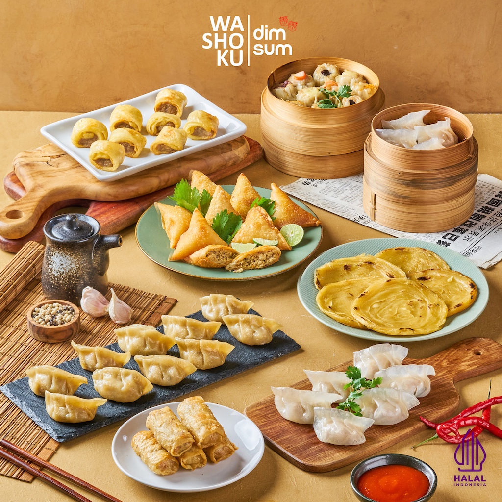 

Ay00! MIX Dimsum Masboy 5 Topping (100 PCS) Dimsum Ayam Jamur Beef Tuna Udang - Washoku Dimsum Halal