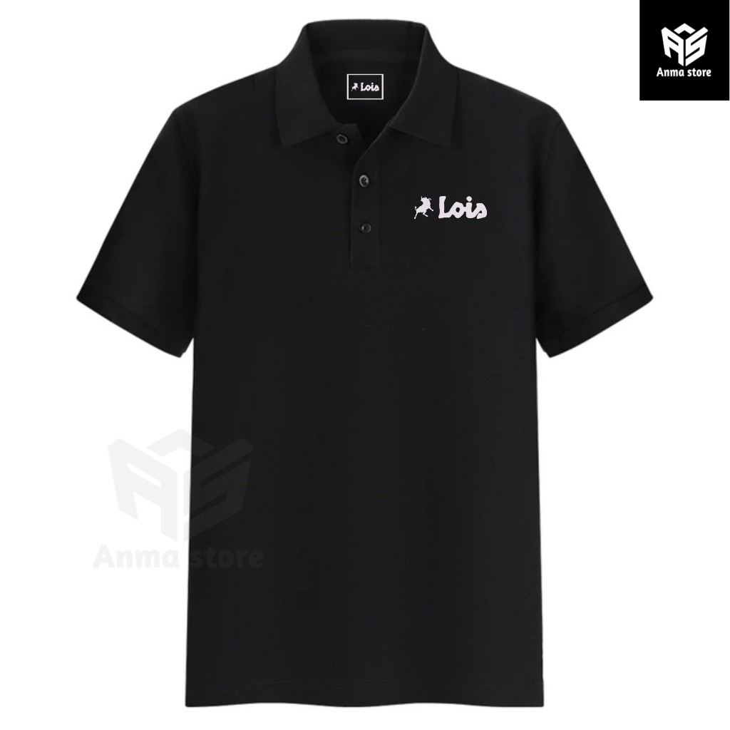 Kaos Kerah Polo shirt Lois Emblema