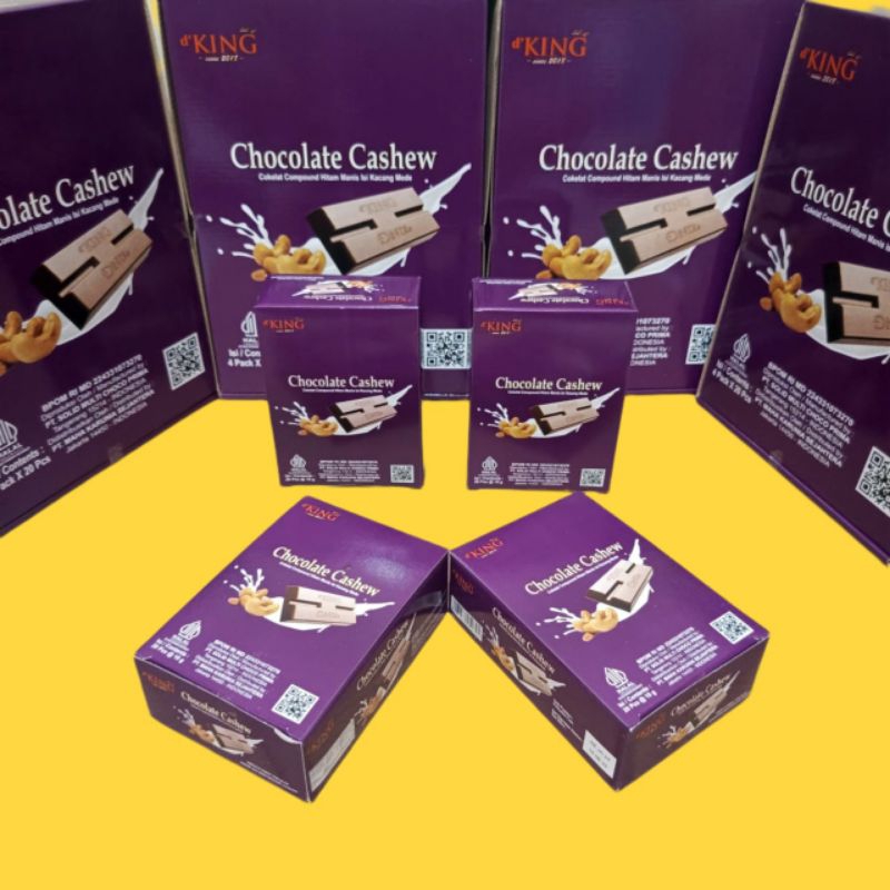 

Coklat Cashew d'KING 1 dus isi 4 pack