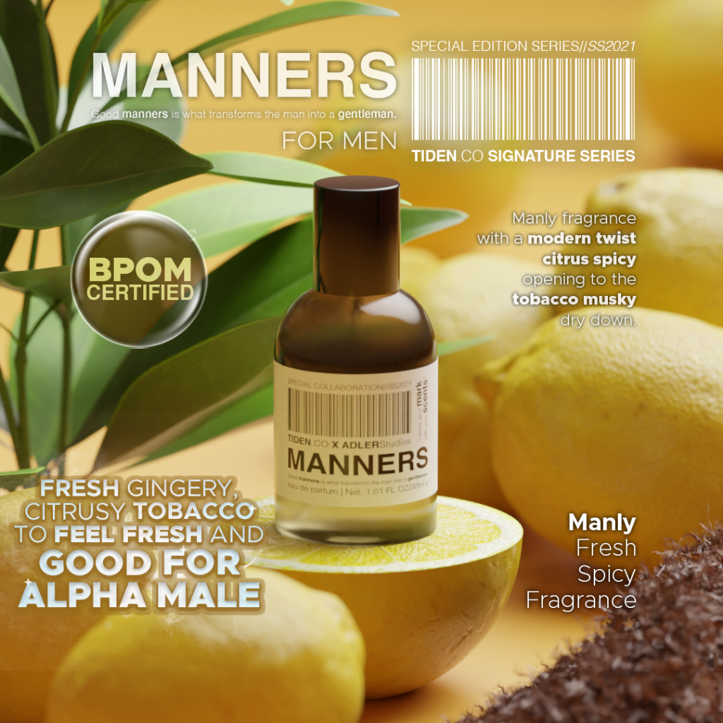 SPECIAL COLLABORATION | TIDEN.CO X ADLERStudios Perfume | MANNERS | Parfum Pria