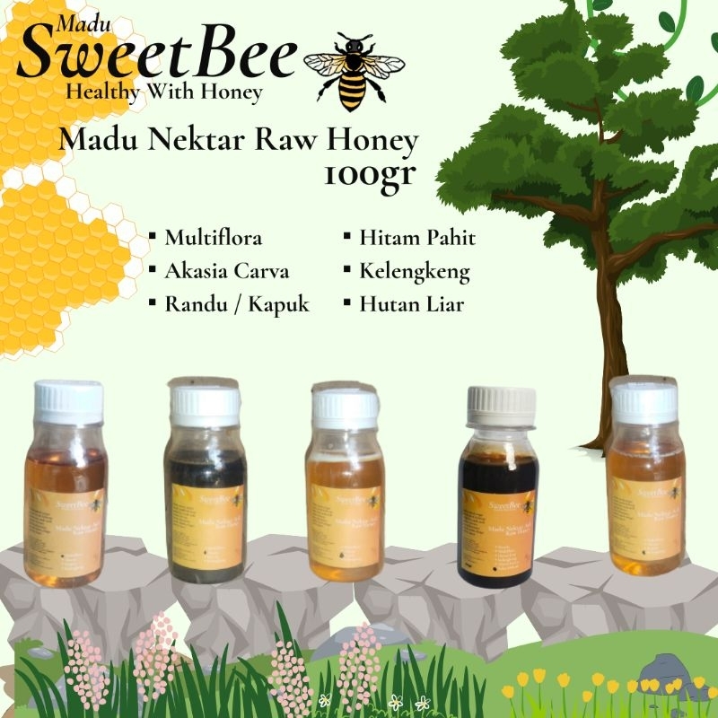

Madu SweetBee NEKTAR 100gr Raw Honey
