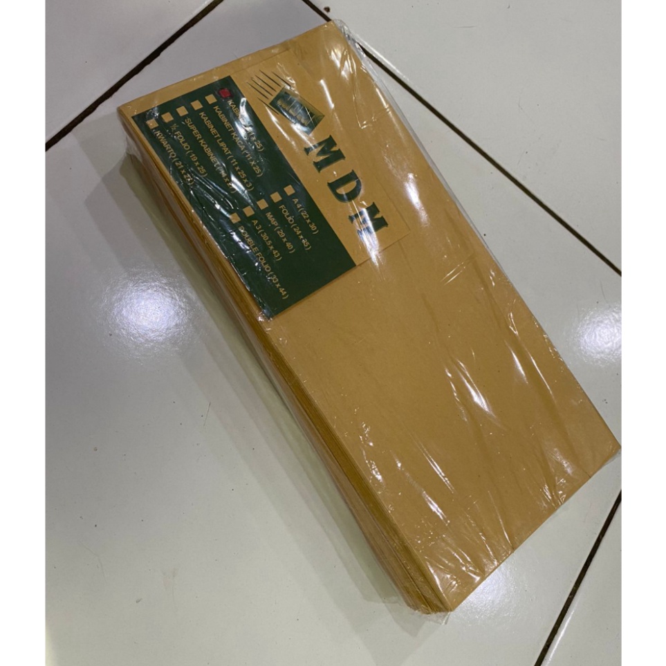 

Kreatif Amplop Coklat MDM Kabinet Cabinet 11x25cm Isi 1pcs