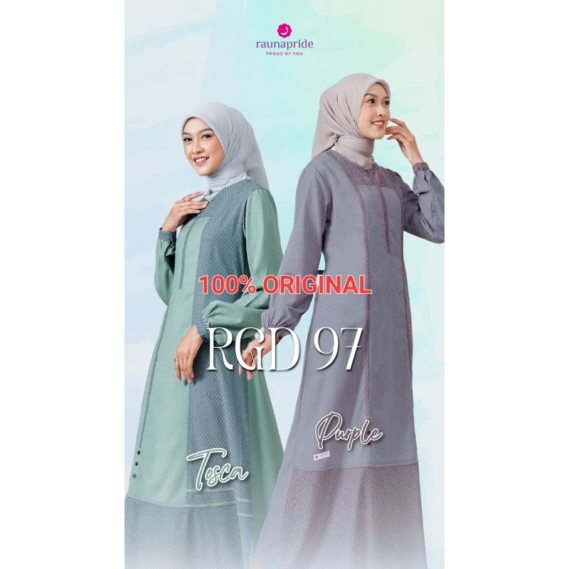 Gamis Casual Jumbo | RAUNAPRIDE RGD 97 | Gamis Harian | Gamis Rayon | Gamis Seragaman