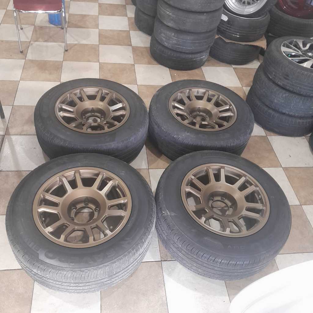 VELG MOBIL OFFROAD HSR SWAMPERS R18X9 6X139 ET10 BRZ + BAN GT 265 60 R18 SEKEN/BEKAS