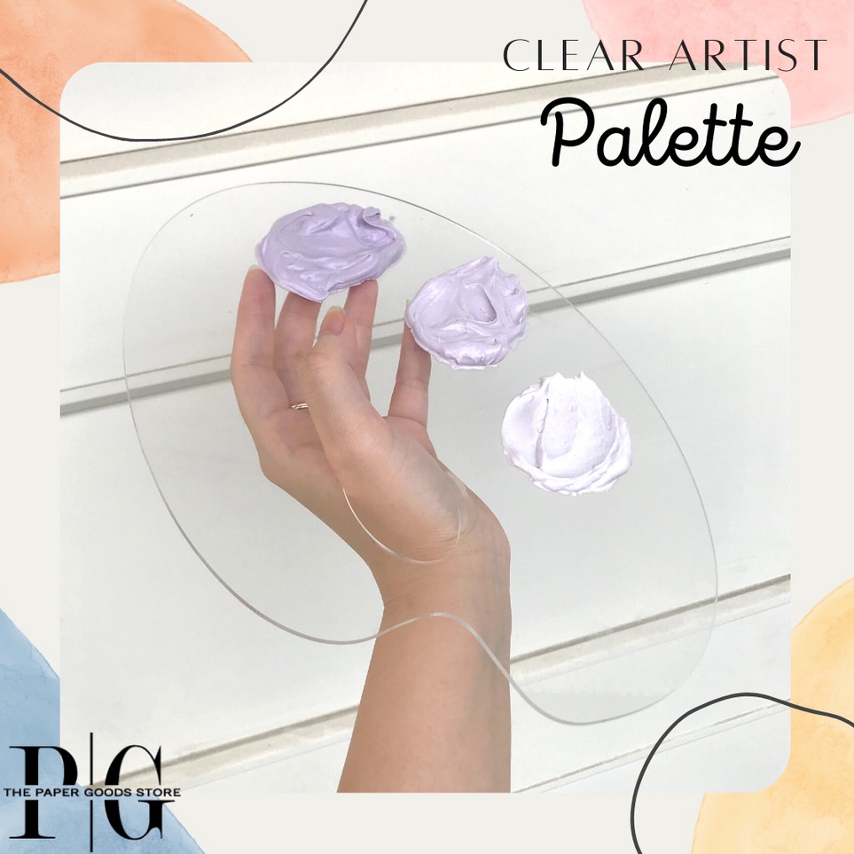 

Kejutan Baru Clear Artist Palette Acrylic for Cake Painting Palet Akrilik