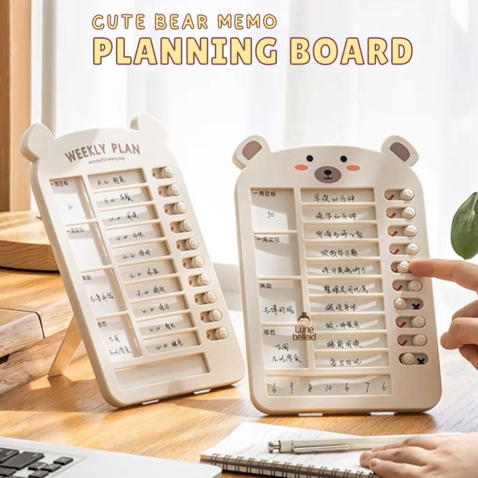 

Model Terkini Cute Bear Aestethic Memo Planning Board Daily Task Checklist Board Papan Checklist Estetik To Do List Papan Jadwal Belajar Estetik Dekorasi Kamar TIdur