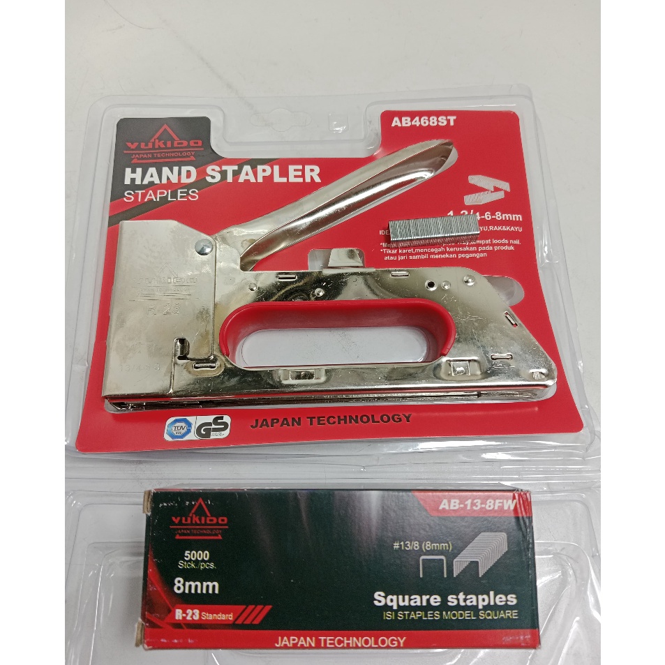 

Diskon Merakyat Promo Staples Tembak R23 Paket Isi 5pcs 6mm 8mm Gun Tacker Stapler Staples Perekat Powerfull FREED