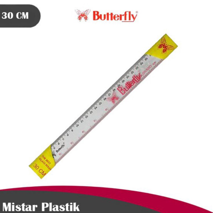 

Super Testimoni Penggaris plastik Butterfly 3cm 1pak12pcs