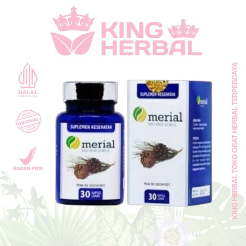 Merial Red Pine Korea Obat Kolesterol &amp; Darah Tinggi