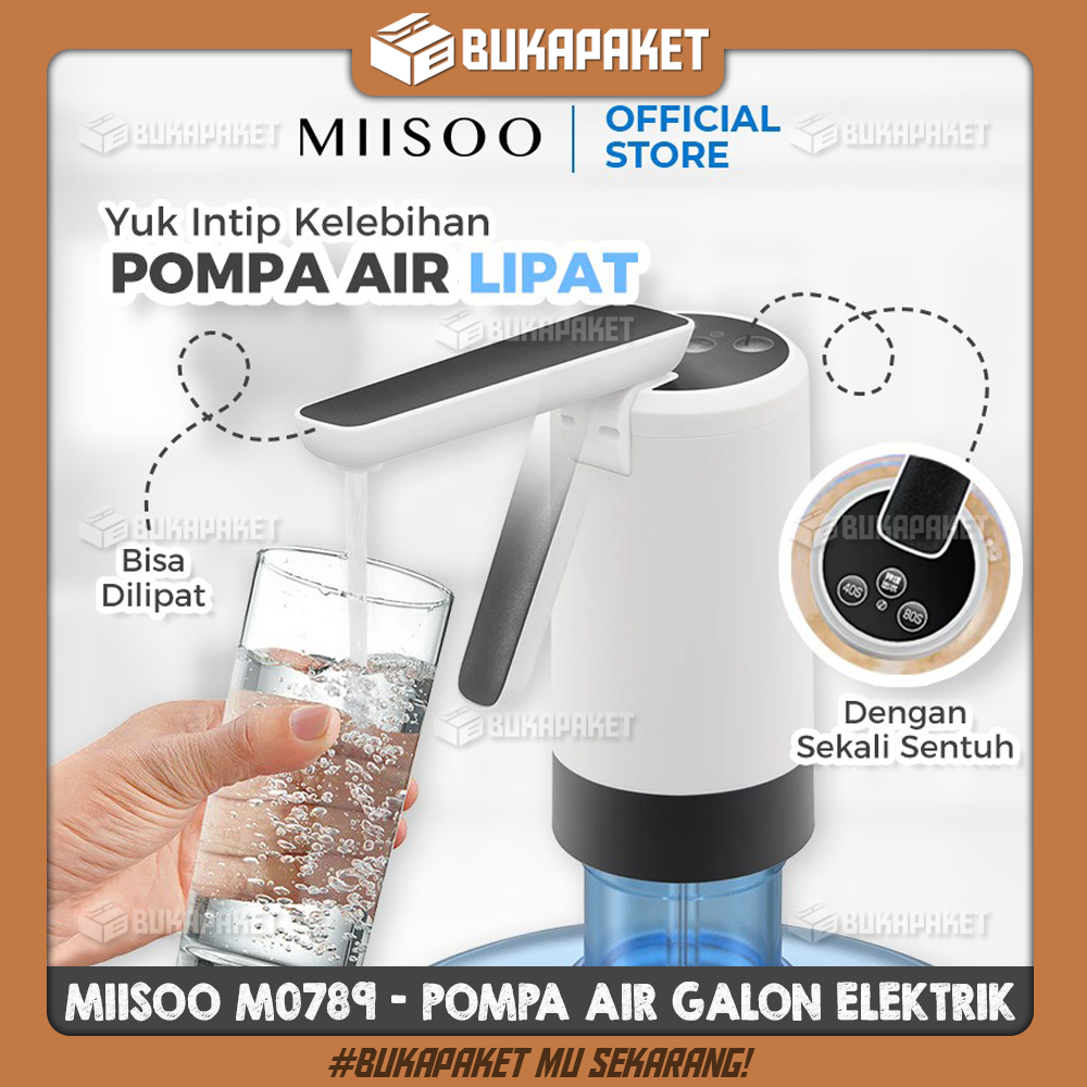MIISOO M0789 - Pompa Air Galon Elektrik Rechargeable
