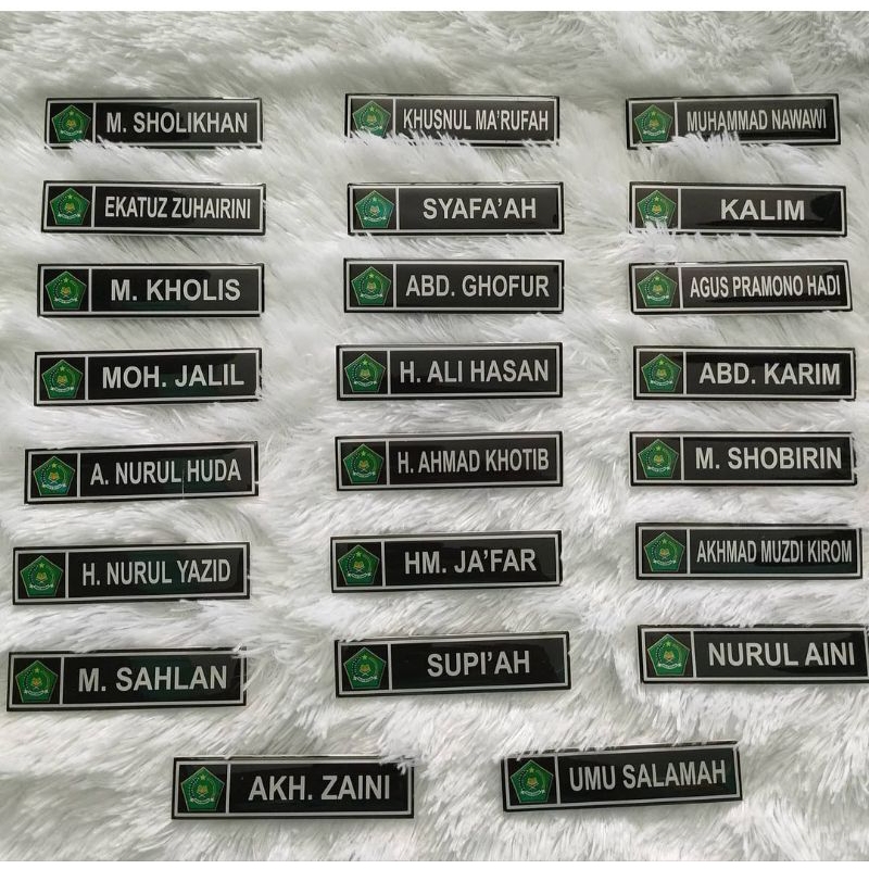 

NAME TAG / NAMA DADA RESIN