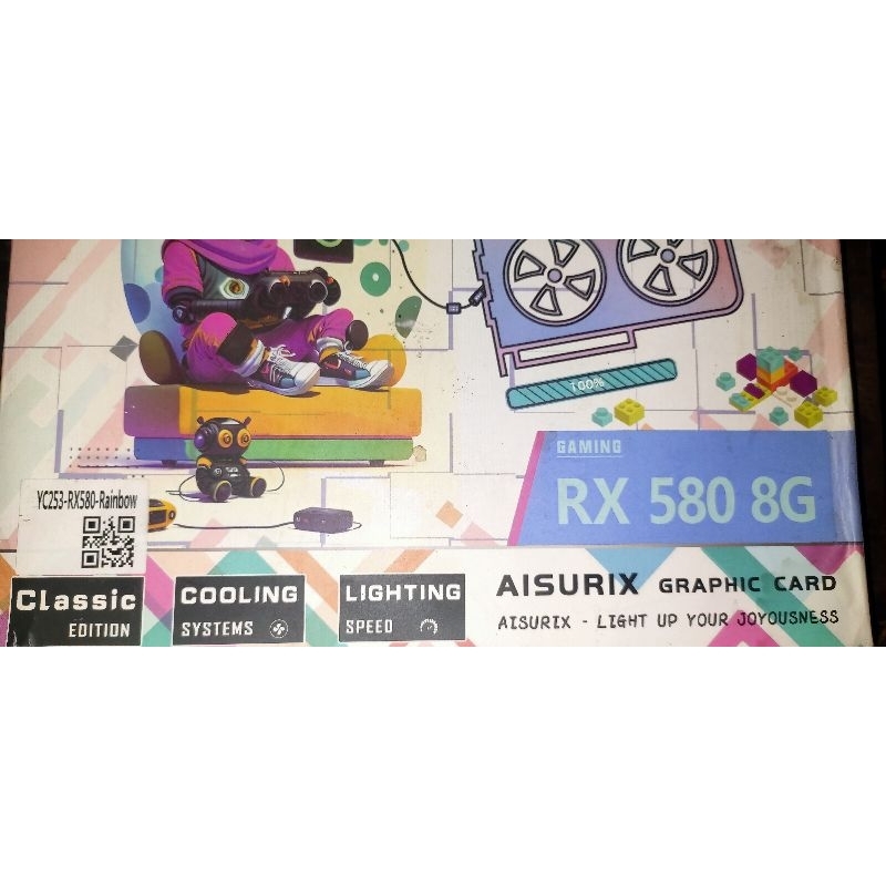 VGA AISURIX RX 580 8GB SECOND