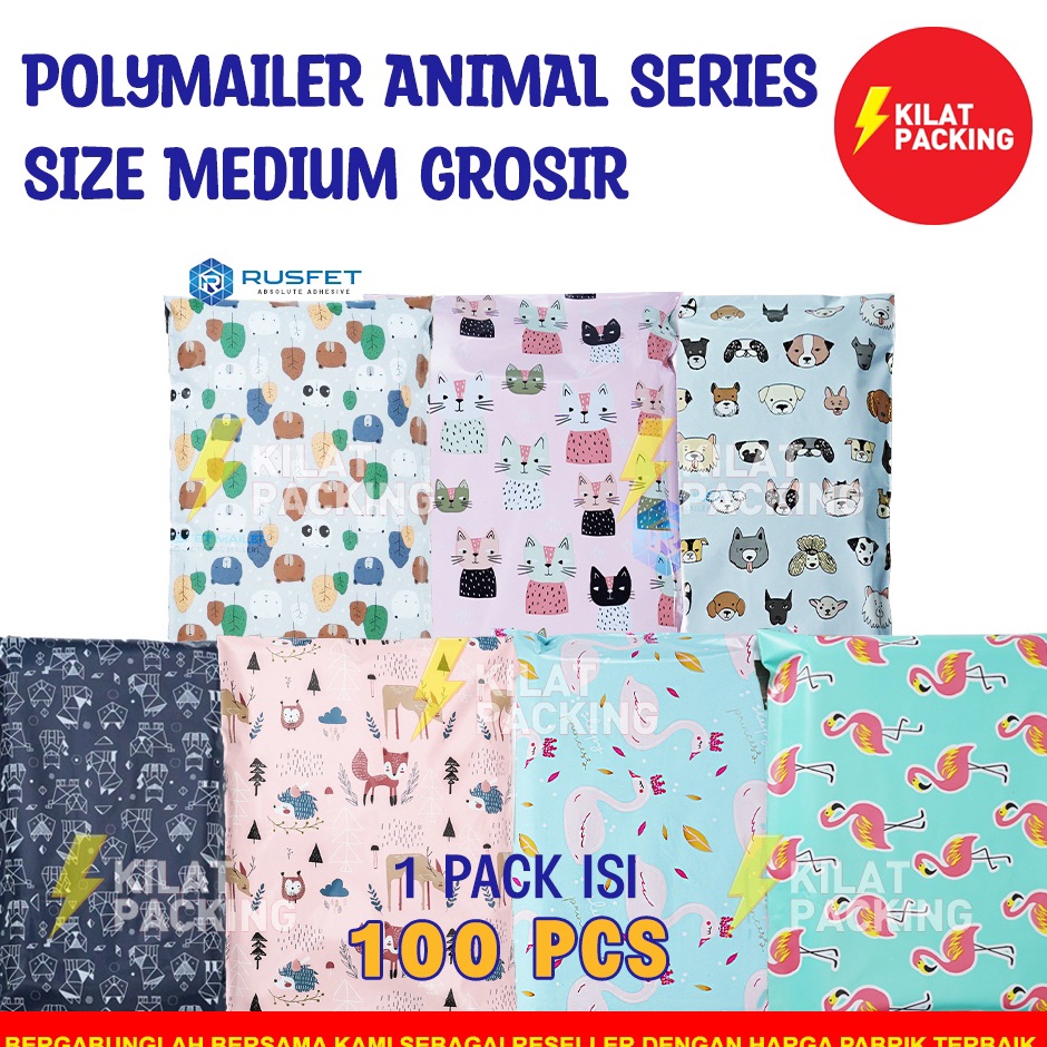 

Harga Termurah POLYMAILER ANIMAL SERIES SIZE MEDIUM AMPLOP PLASTIK PACKING RUSFET PREMIUM TERMURAH PACK