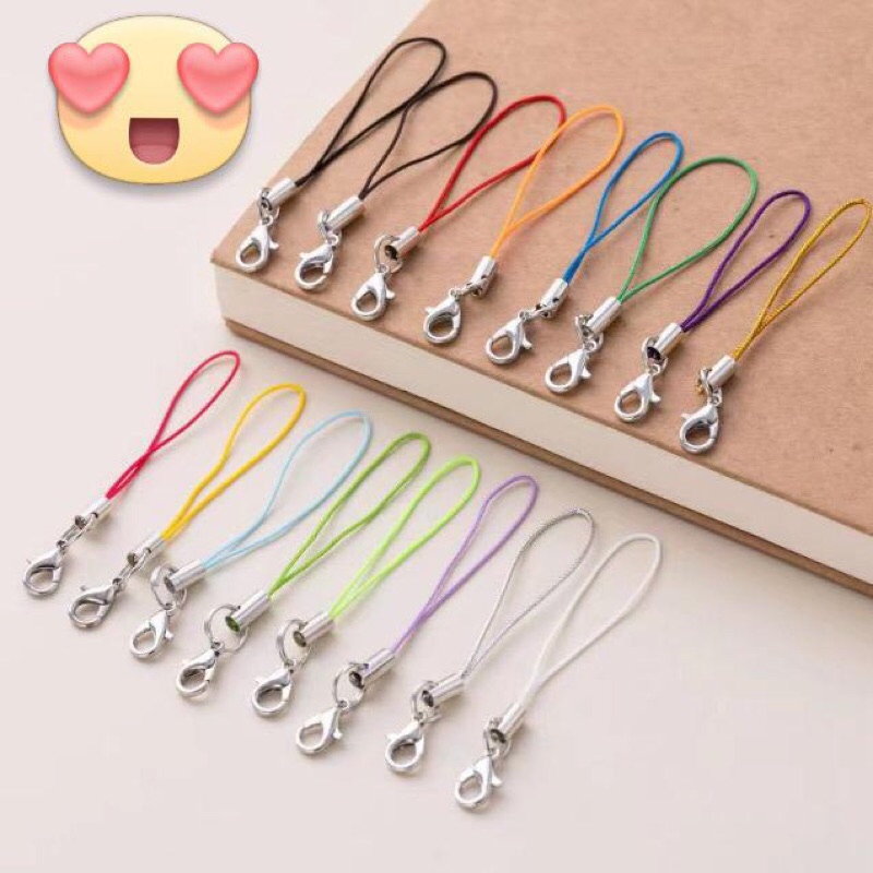 Tali Strap Gantungan Hp Kokot Udang / Gantungan Flashdisk / Gantungan Kunci / Gantungan Aksesoris