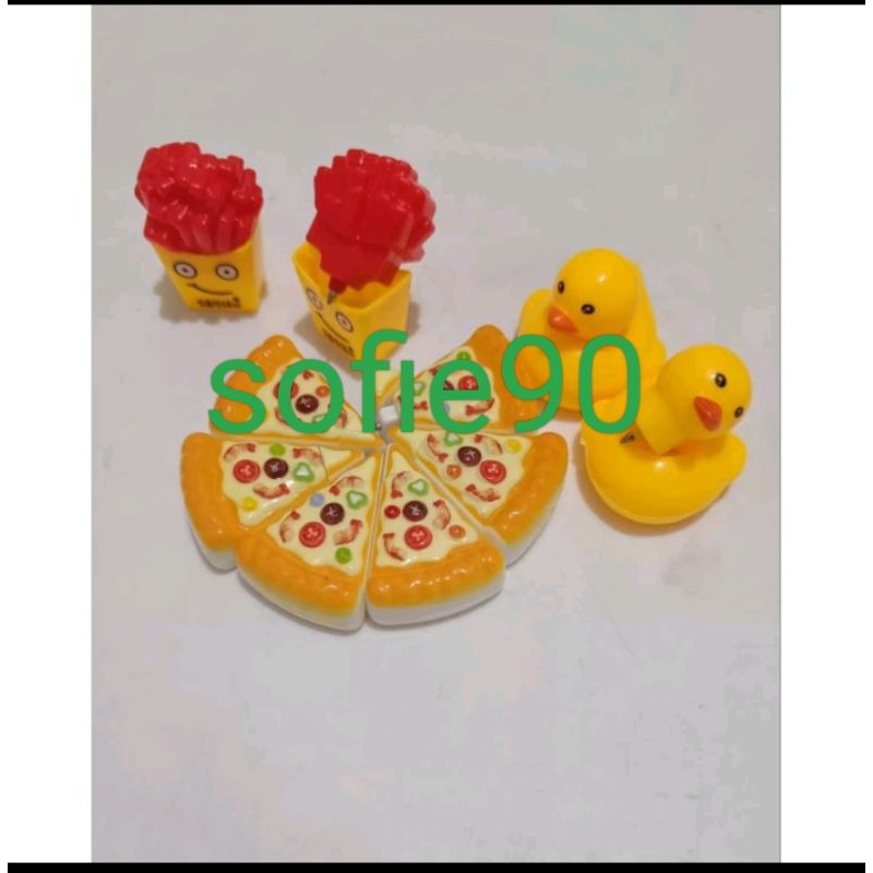 

READY PEN MINI bebek, pizza, kentang dll mainan anak