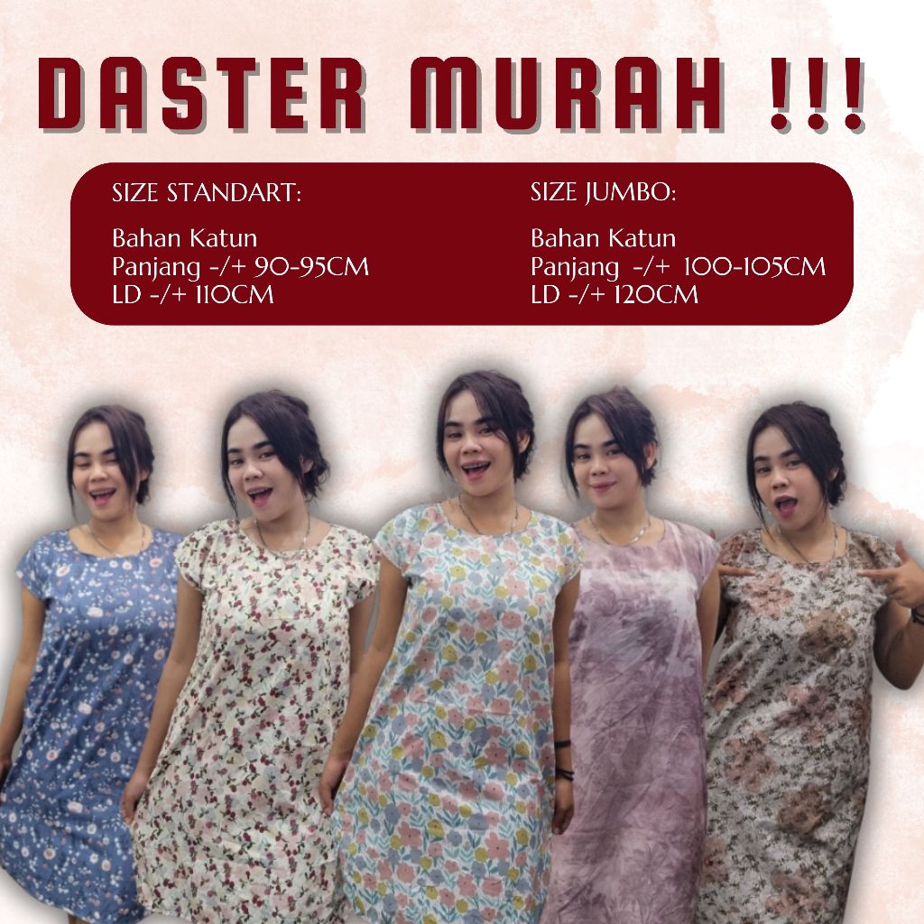 Azkha Mulya Konveksi, Paket Daster Jumbo, Paket Daster, Paket Daster Remaja, Paket Daster Murah, Pak