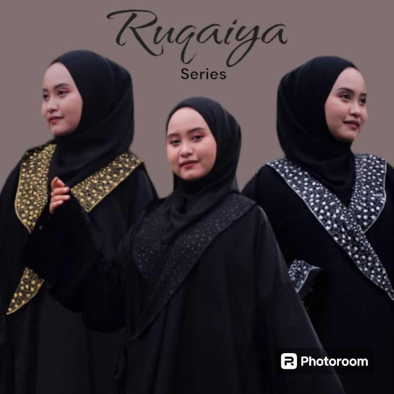ABAYA SHOLAT RUQAIYA/ABAYA SHOAT JETBALCK/ABAYA SHOLAT BONANZA/ABAYA SHOLAT JETBLACK/MUKENA SHOLAT J