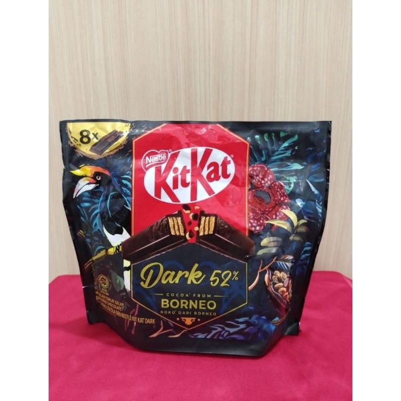 

FF88 KITKAT dark 52% cocoa from Borneo dark choco Snack import from Malaysia