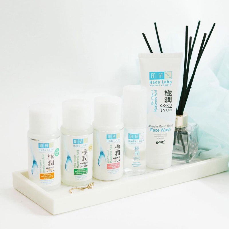 HADALABO Moist Lotion/Hadalabo Gokujyun Moist Milk/Hadalabo Gokujyun Light Lotion/Hadalabo Shirojyun