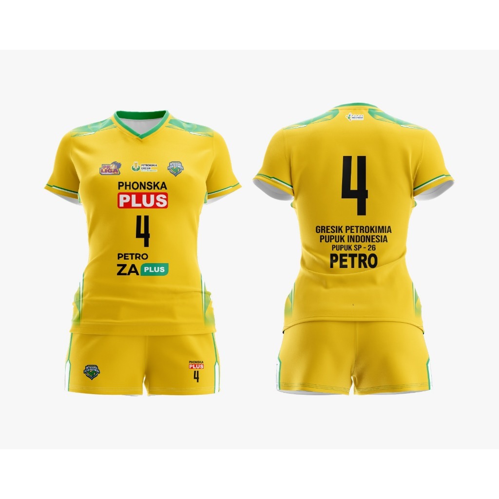Jersey Voli Proliga Gresik Petrokimia