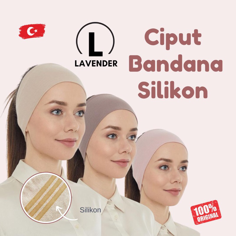 Ciput Turki Bandana Silikon/Ciput Turki/Ciput Silikon / Ciput Turki Silikon / Ciput Tali Silikon/Cip