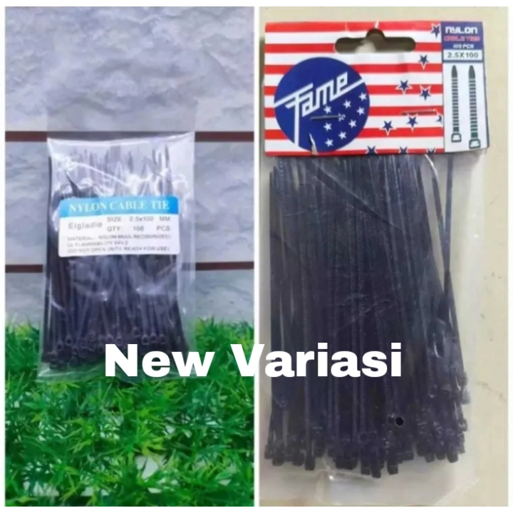 

PROMO KABEL TIES NYLON / CABLE TIE / KABEL TIE/PENGIKAT KABEL/DASI KABEL