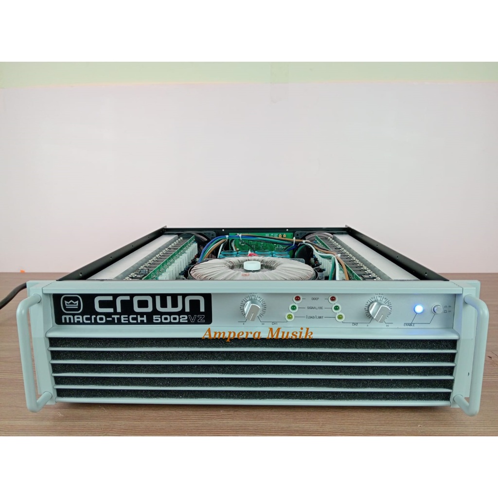 POWER AMPLI CROWN MACRO TECH 5002VZ STEREO 2 CHANNEL 5002 VZ