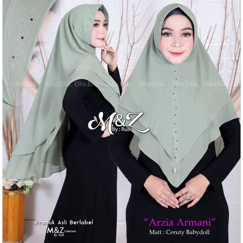 Khimar Aini/Khimar Payet Mutiara Bintang 2 Layer Syar'i  Runcing Original