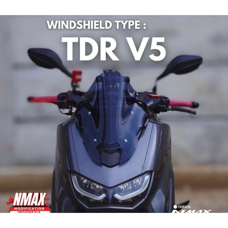 visor nmax tdr v5 - Visor / windshield nmax new nmax old - tebal 3mm
