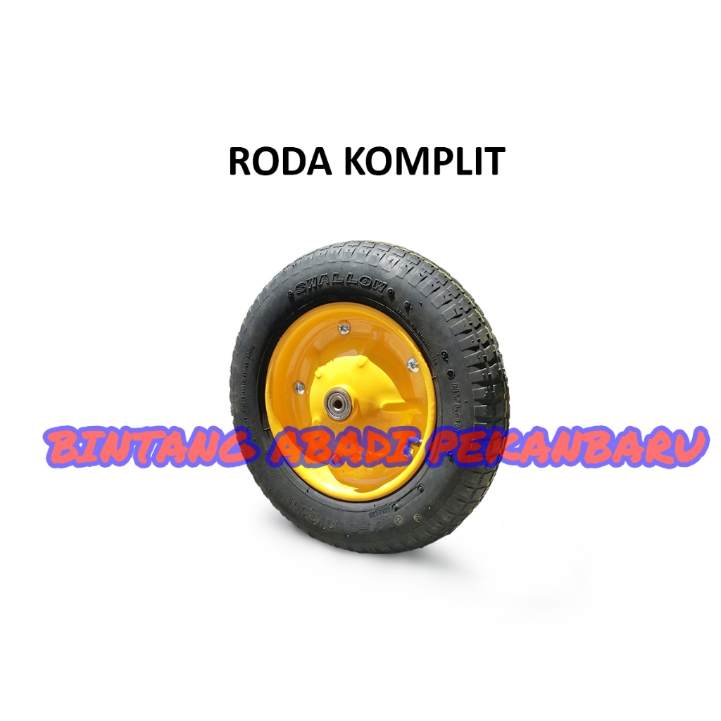 SORONG Roda Komplit Ban Hidup Gerobak Dorong Angkong Plastik