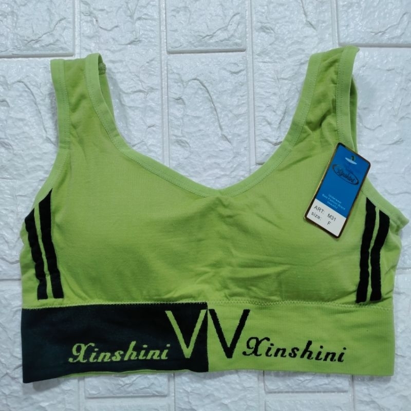 Sport Bra Xinshini Seamless || Bh Sport Rajut || Seamless || Bra Wanita Xinshini || Bh Perempuan Xin