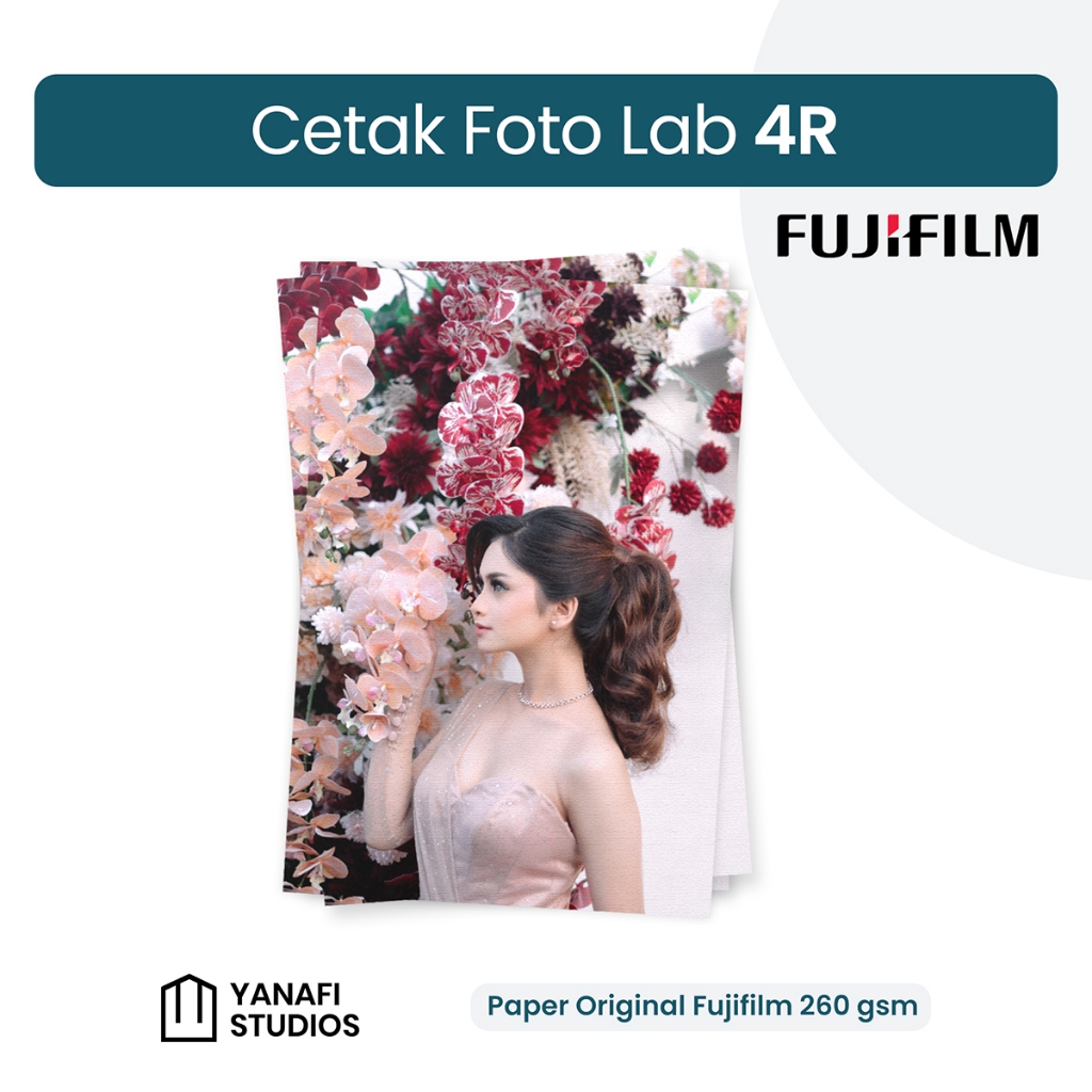 Cetak Foto Lab 4R (10x15cm) Paper Fujifilm Original 260gsm