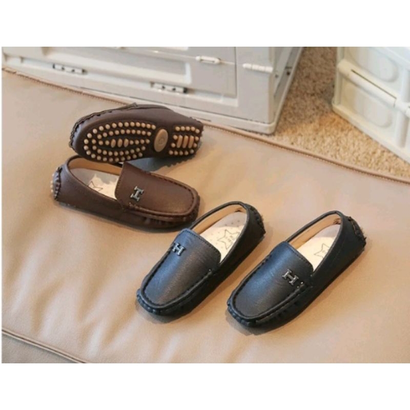 Sepatu Pansus Import Anak Cowok Laki laki Slip On Size 21-35 KD V3302