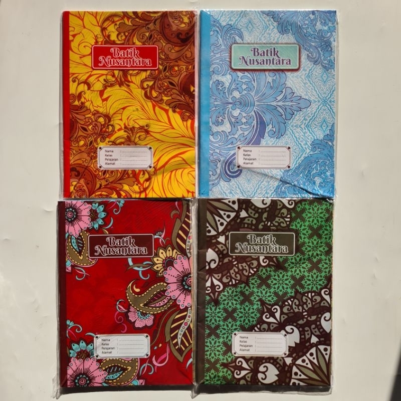 

(Bisa COD) Sampul Buku Tulis Batik & Karater Isi 20 Lembar