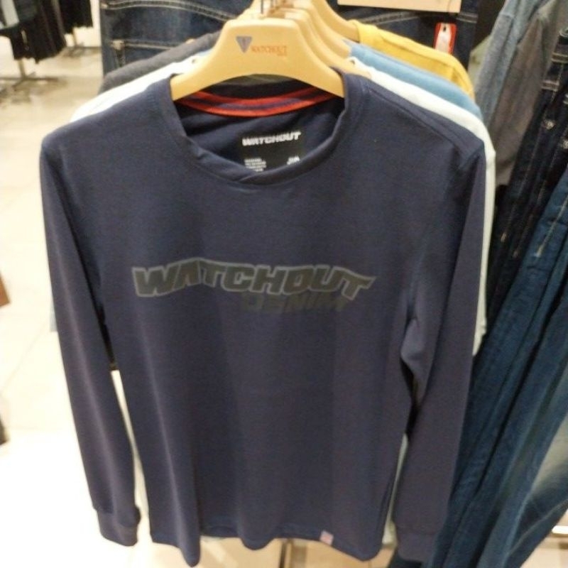 Watchout kaos lengan panjang {JK200220027}