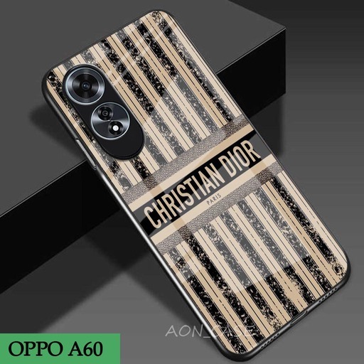 Case Glossy Untuk Oppo A60 NEW 2024 - Softcase Glass Kaca OPPO A60 - Casing Handphone - A63