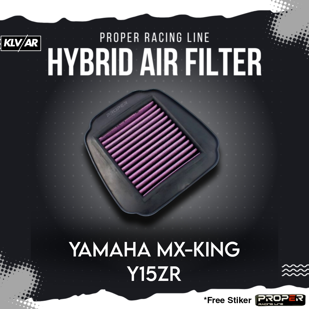 Proper Racing Line Air Filter Saringan Udara Yamaha Jupiter Mx King 150 Y15zr Hybrid Air Filter Sari