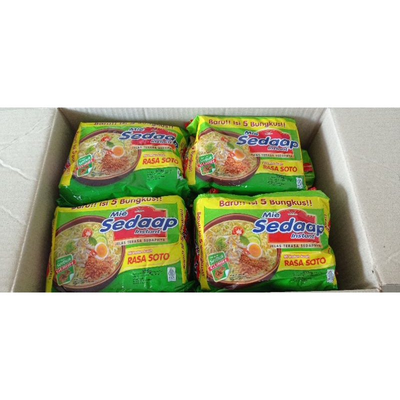 

Mie Sedaap Kuah Soto isi 5@75gram