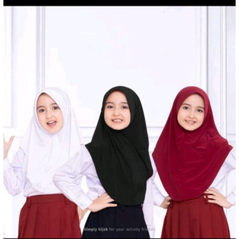 HAMIDAH ANAK 2-6 TAHUN/HIJAB INSTAN ANAK SEKOLAH
