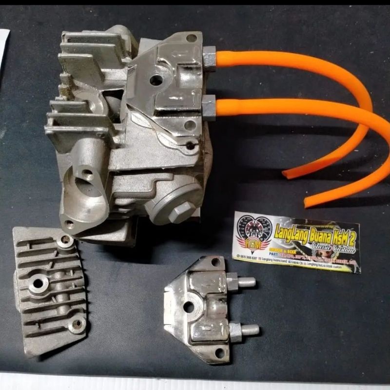insulator sirip silinder cop bebek Supra.grand/ADAPTOR OIL COOLER SUPRA GRAND TANPA SELANG