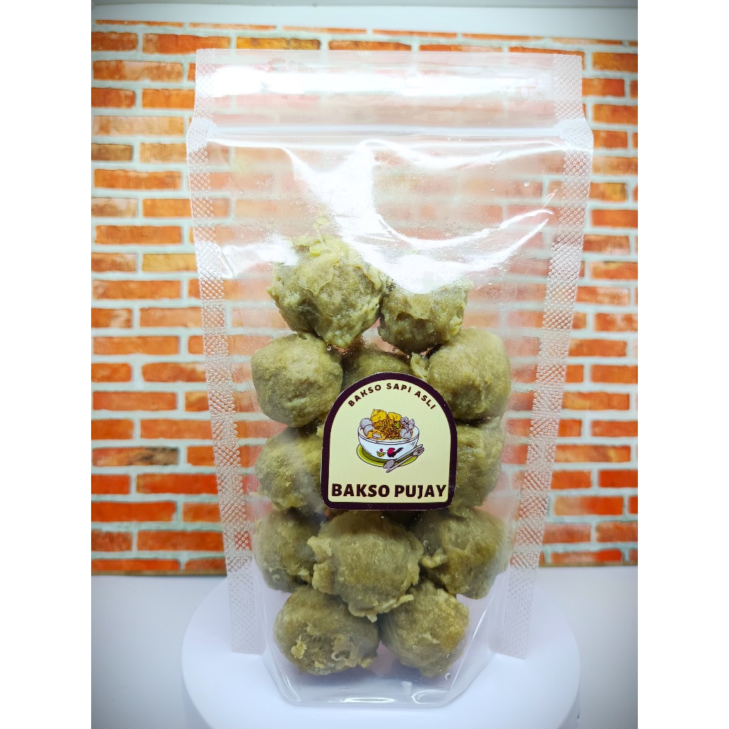 

Bakso sapi frozen , bisa diolah untuk berbagai makanan (1pcs isi 8 )