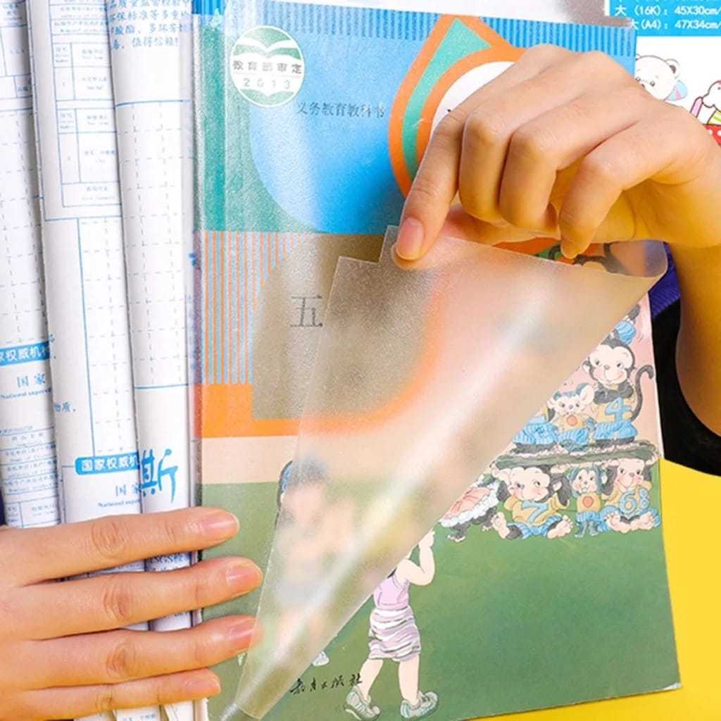 

Familygames SAMPUL BUKU pelindung buku transparan tahan air sampul buku dengan perekat S028