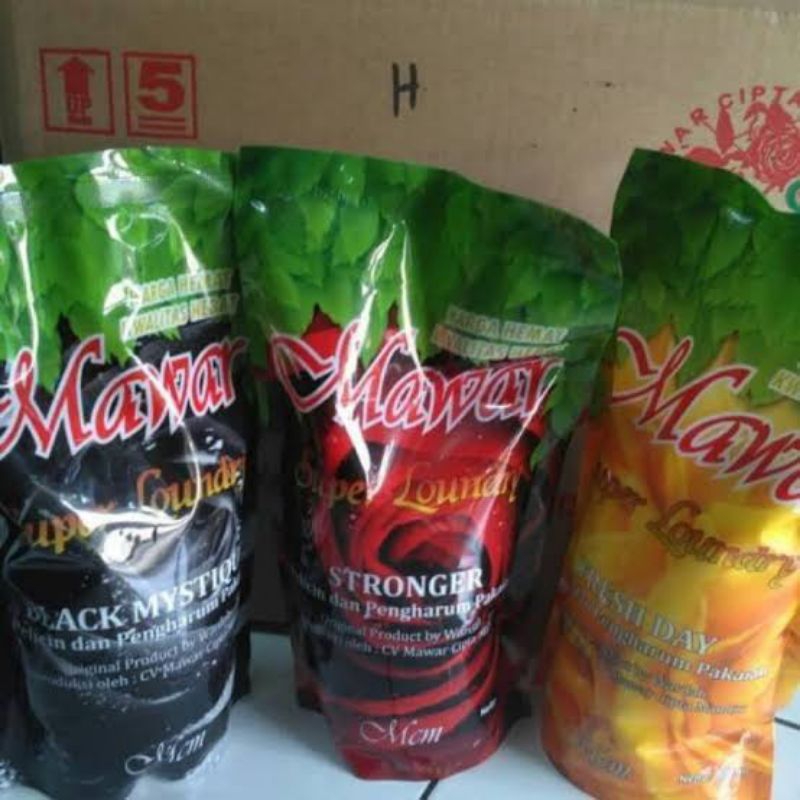 [BEST SELLER] Mawar Super Laundry Pewangi Setrika Pouch - Wangi Tahan Lama