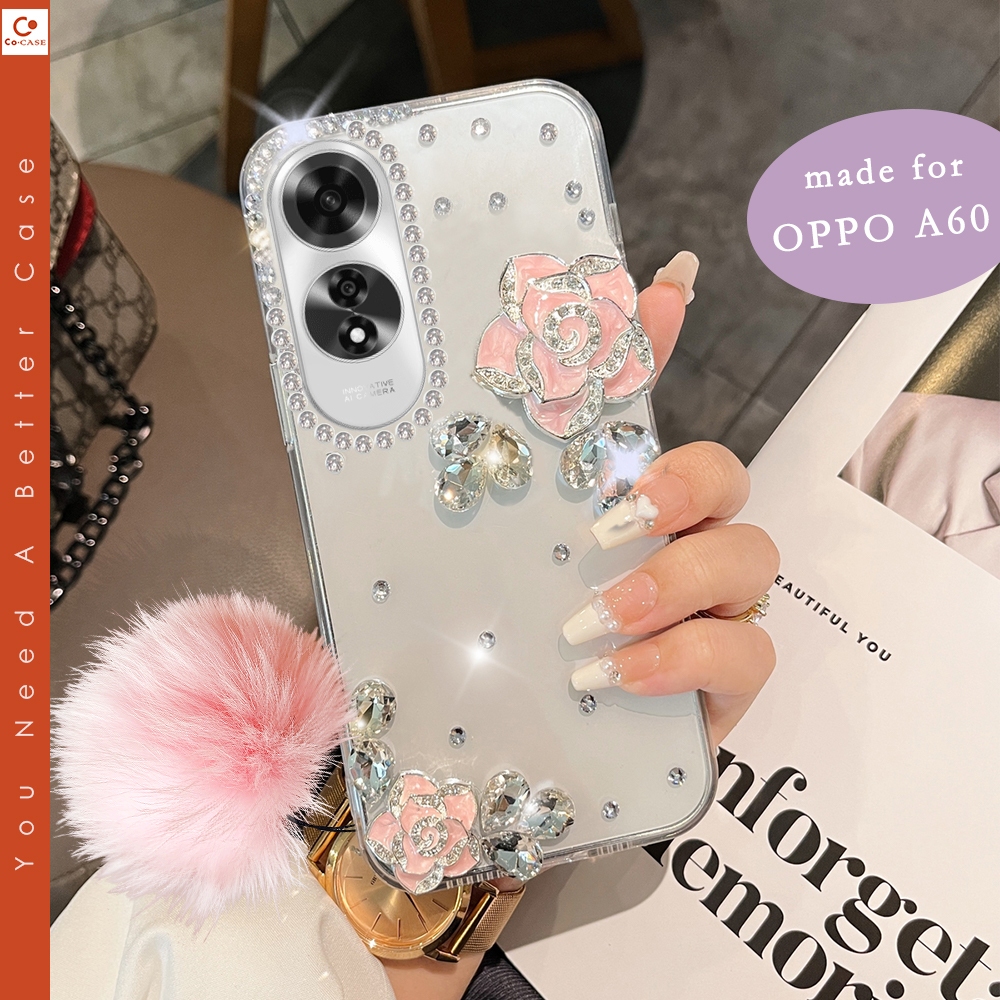 Case Oppo A60 Oppo A79 5G A58 A78 A54 4G A77S A57 2022 A78 A98 5G A96 A76 A38 A18 A95 A17 A16 Casing