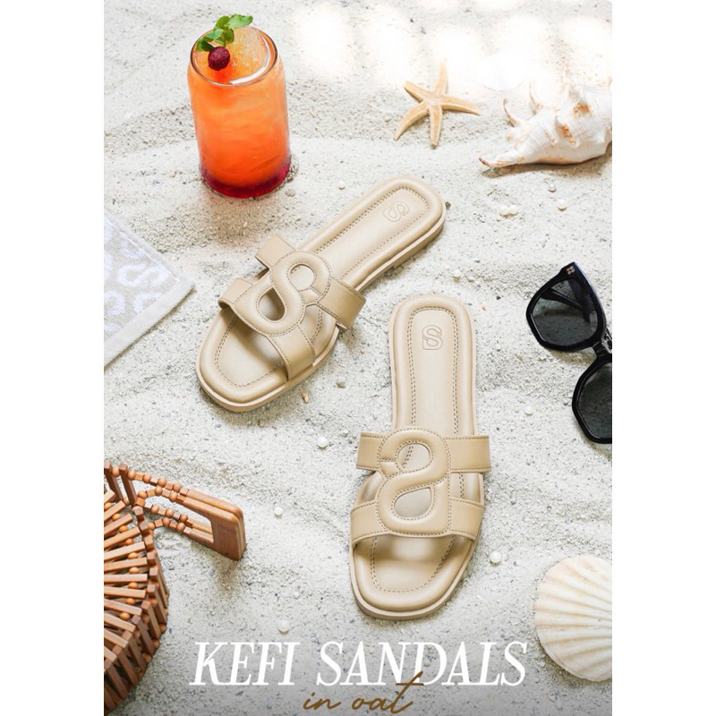 Preloved - BS Buttonscarves Kefi Sandal, Beige