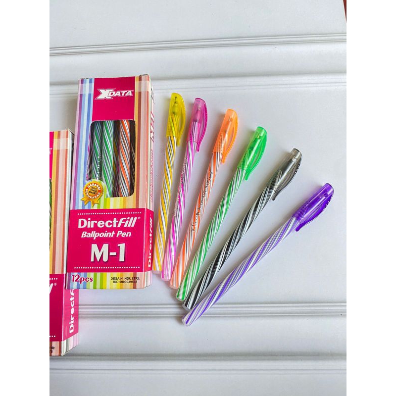 

(12pcs) Pen X-data M1/ Pen M1 X-data/ Pen ulir murah/ pen murah