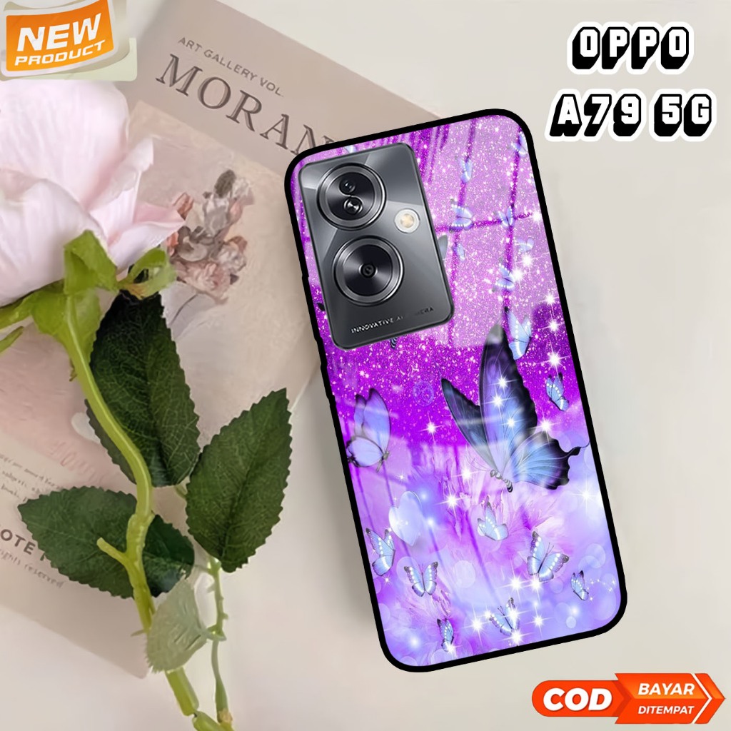 Softcase Glass Kaca Oppo A79 (T08)